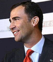 Prince Felipe of Spain