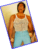 Tom Jones in fishnet singlet