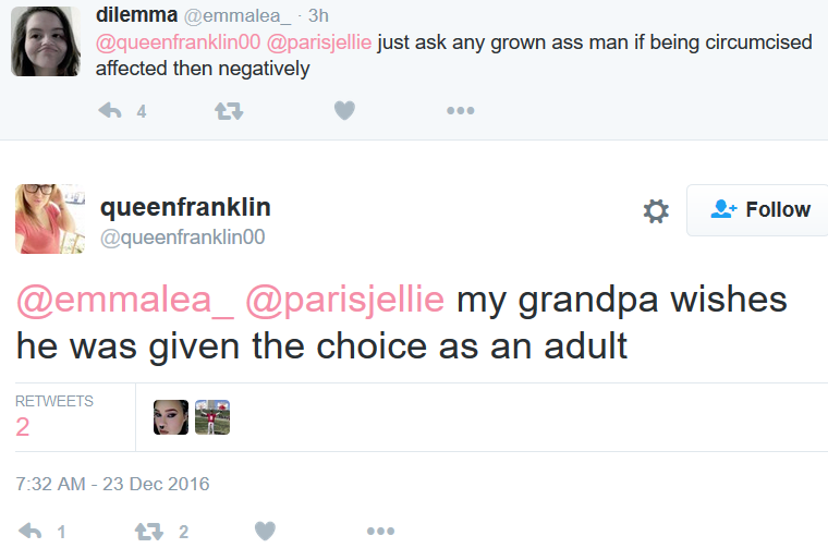 resent-''My granpa wishes he'd been given the choice''